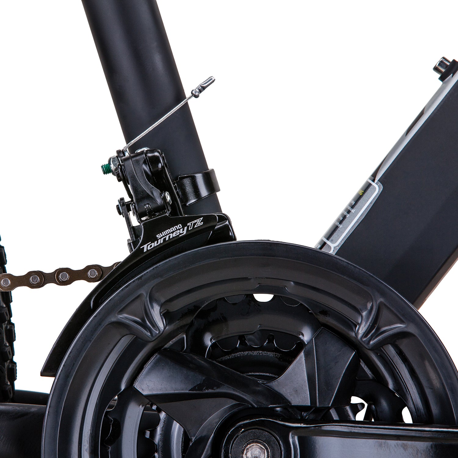 Trinx MTB Mens Mountain Bike 26 inch Shimano Gear 21-Speed [Colour: Matt Black White/Red] [Size Of Frame: 17 inches] 4