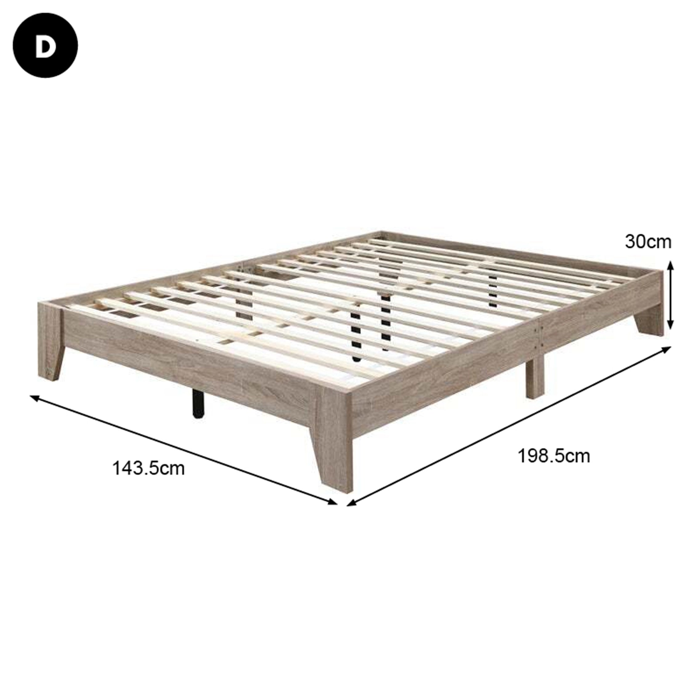 Scandi Bed Base - Double 4