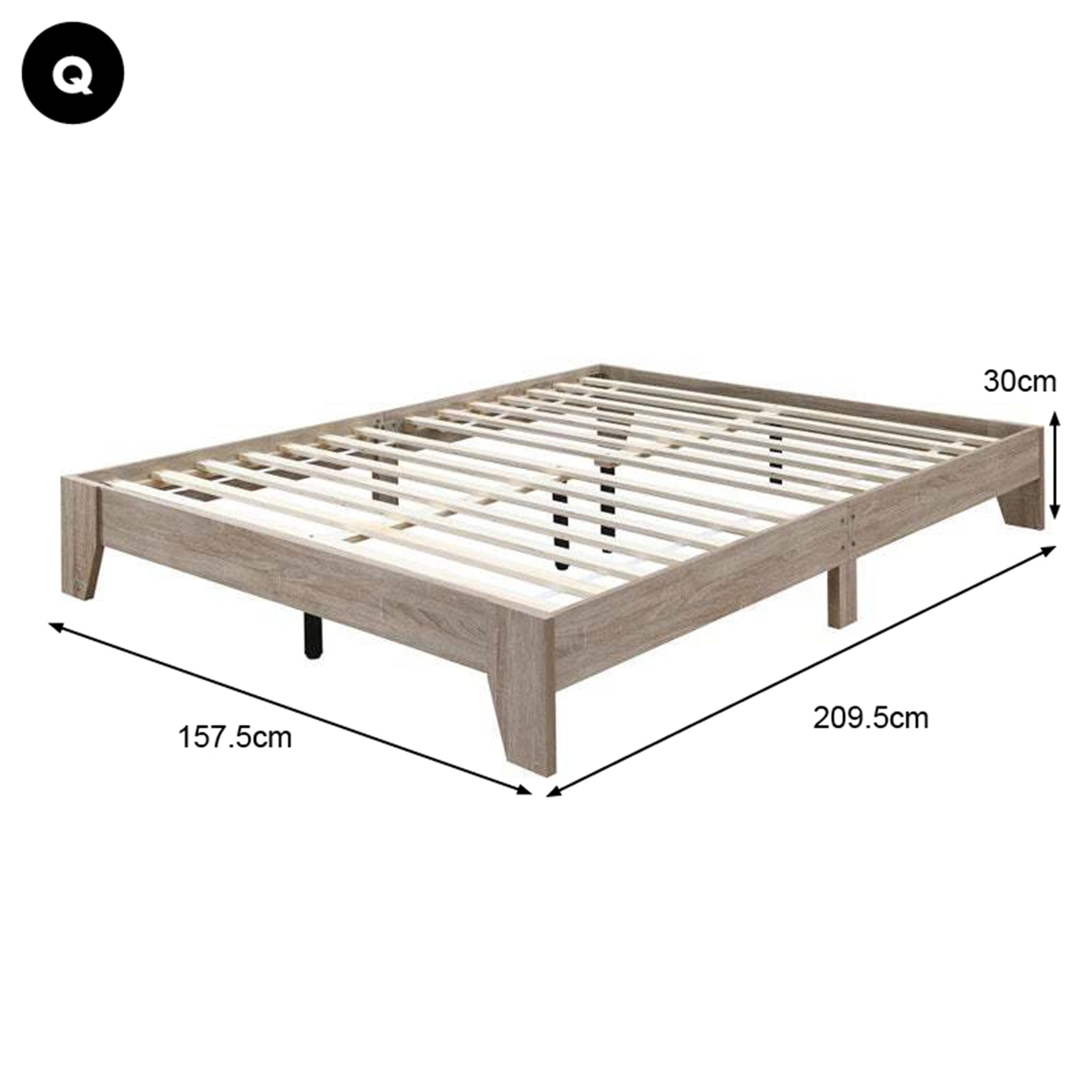 Scandi Bed Base - Queen 5