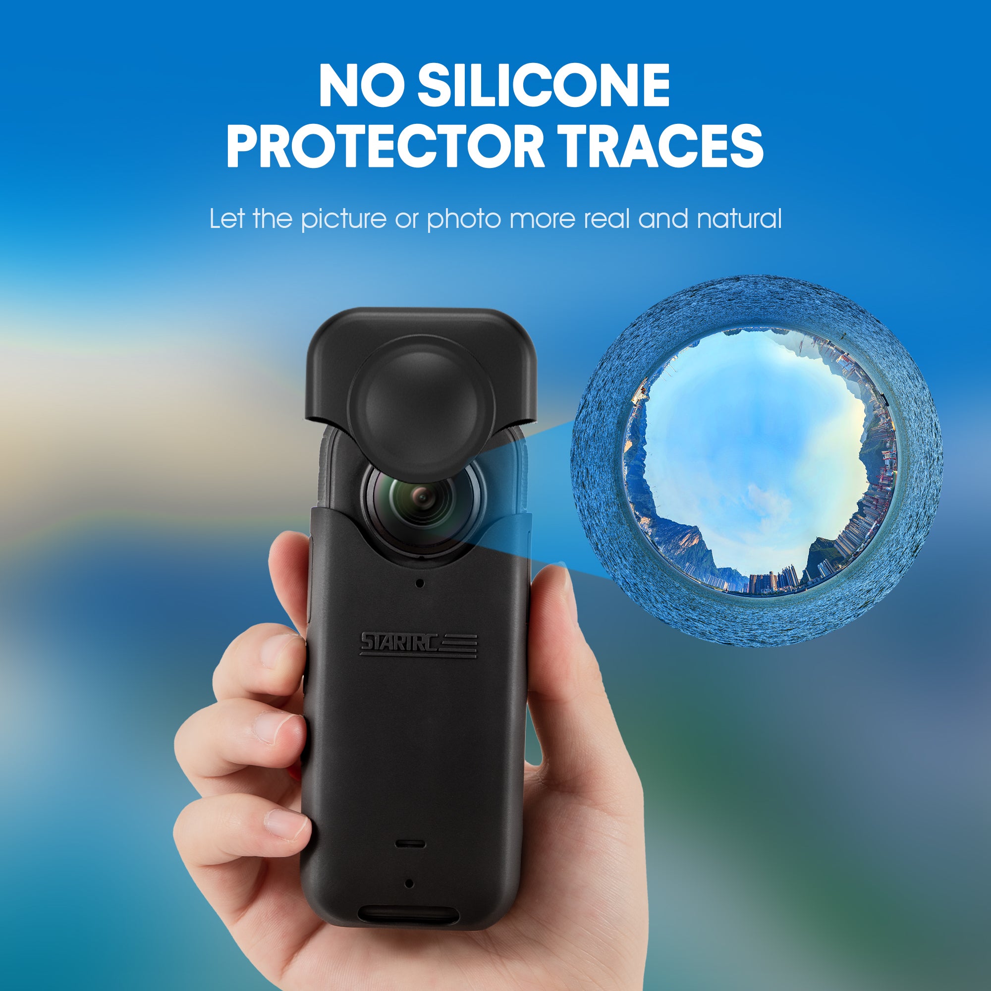 STARTRC Silicone Protective Case for Insta360 One X3 Camera Acessories Soft 5