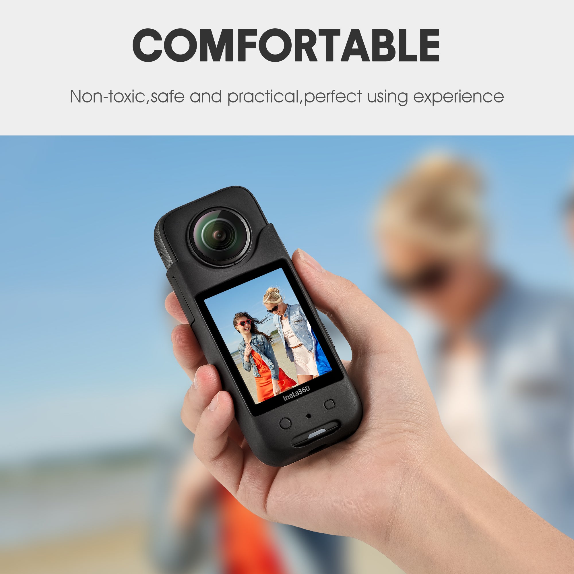 STARTRC Silicone Protective Case for Insta360 One X3 Camera Acessories Soft 6