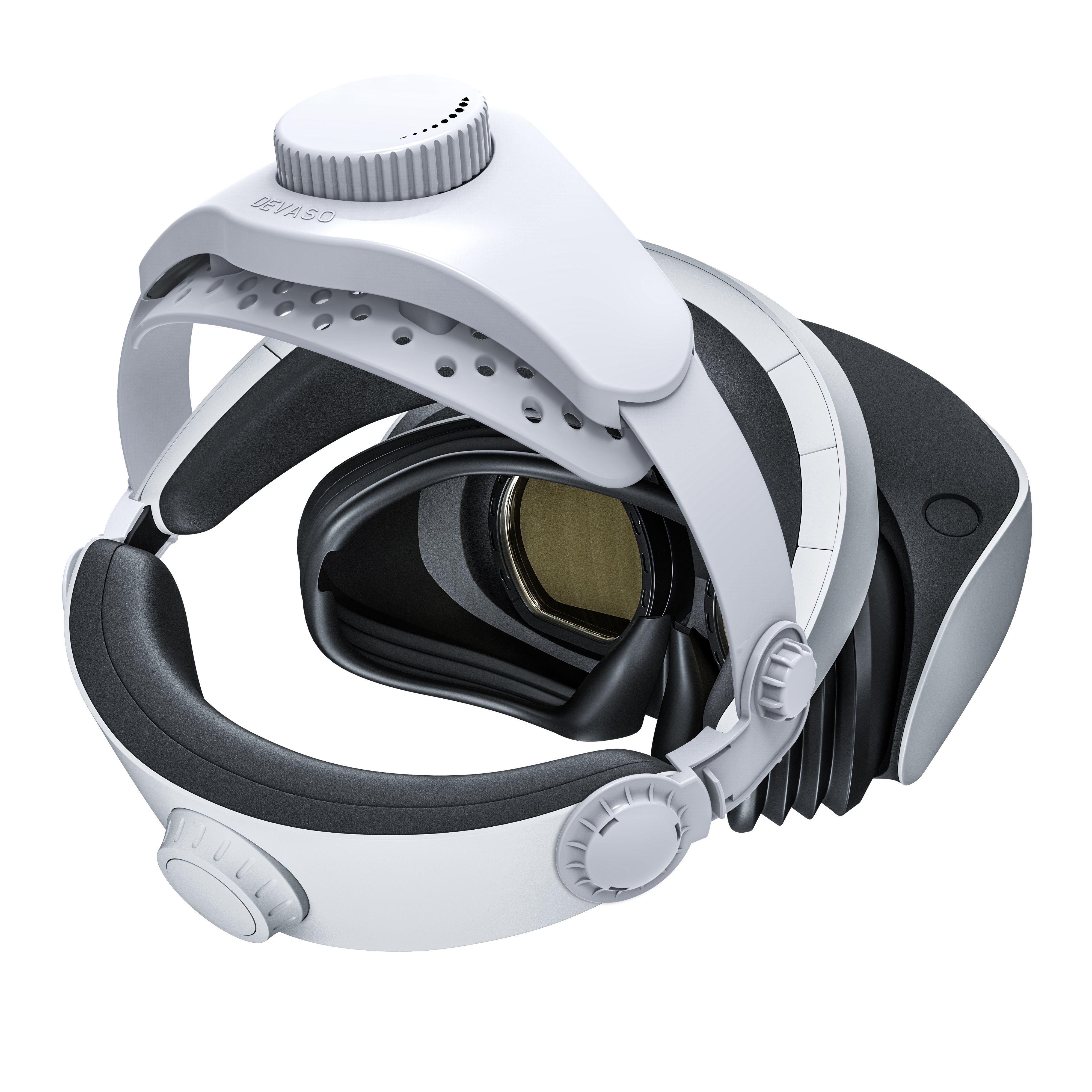 DEVASO Adjustable Head Strap for Playstation VR2, Reduced Pressure Lightweight 3