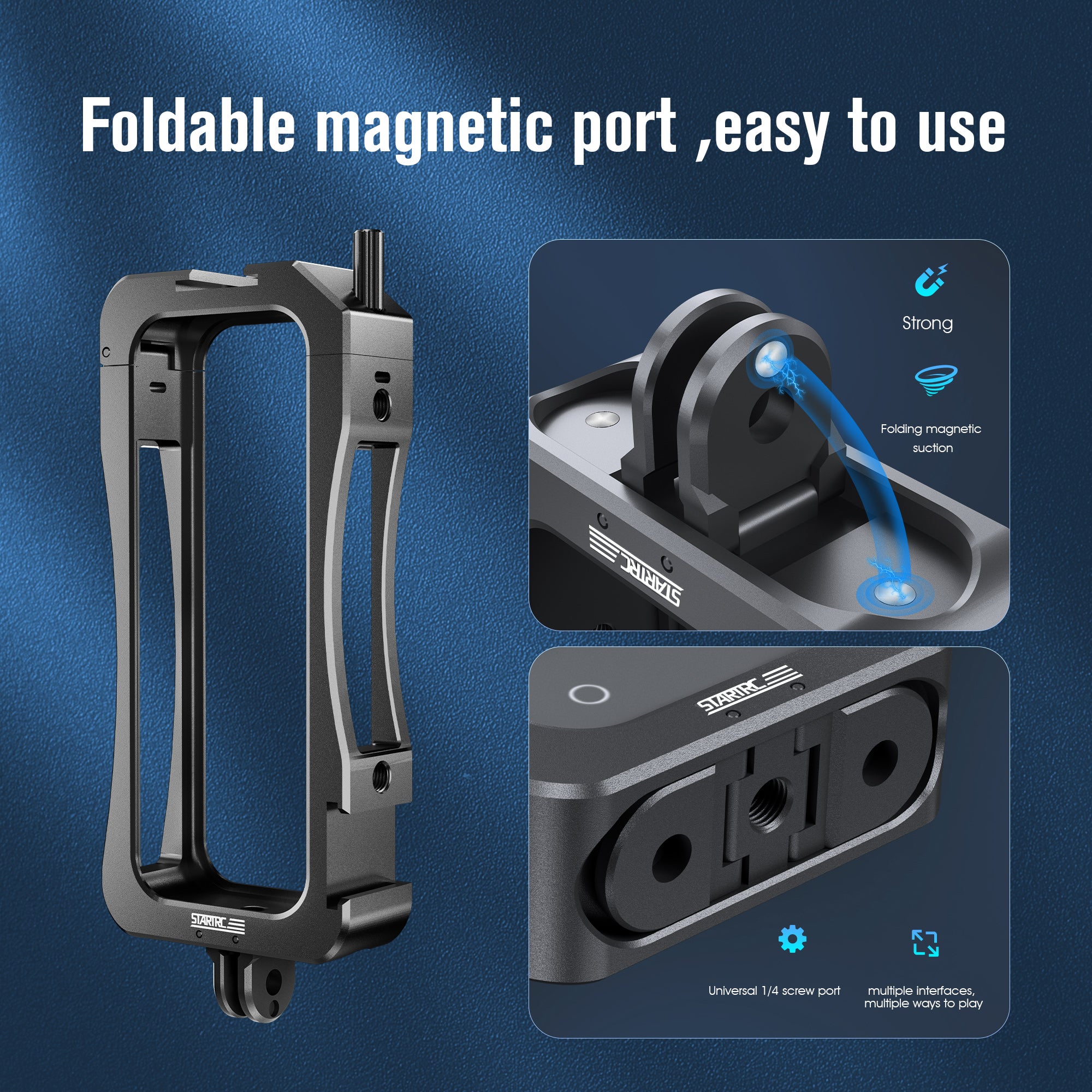 Startrc Insta360 X3 Metal Protective Frame Rabbit Cage Utility aluminium Housing 5