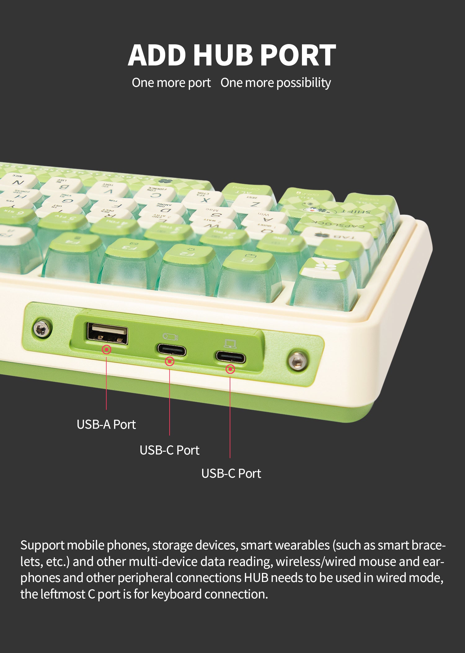 KZZI K75 PRO RGB 75% Wireless Gasket Mechanical Lemon Green Keyboard, Triple Mode, Eternity Tactile Switch 3