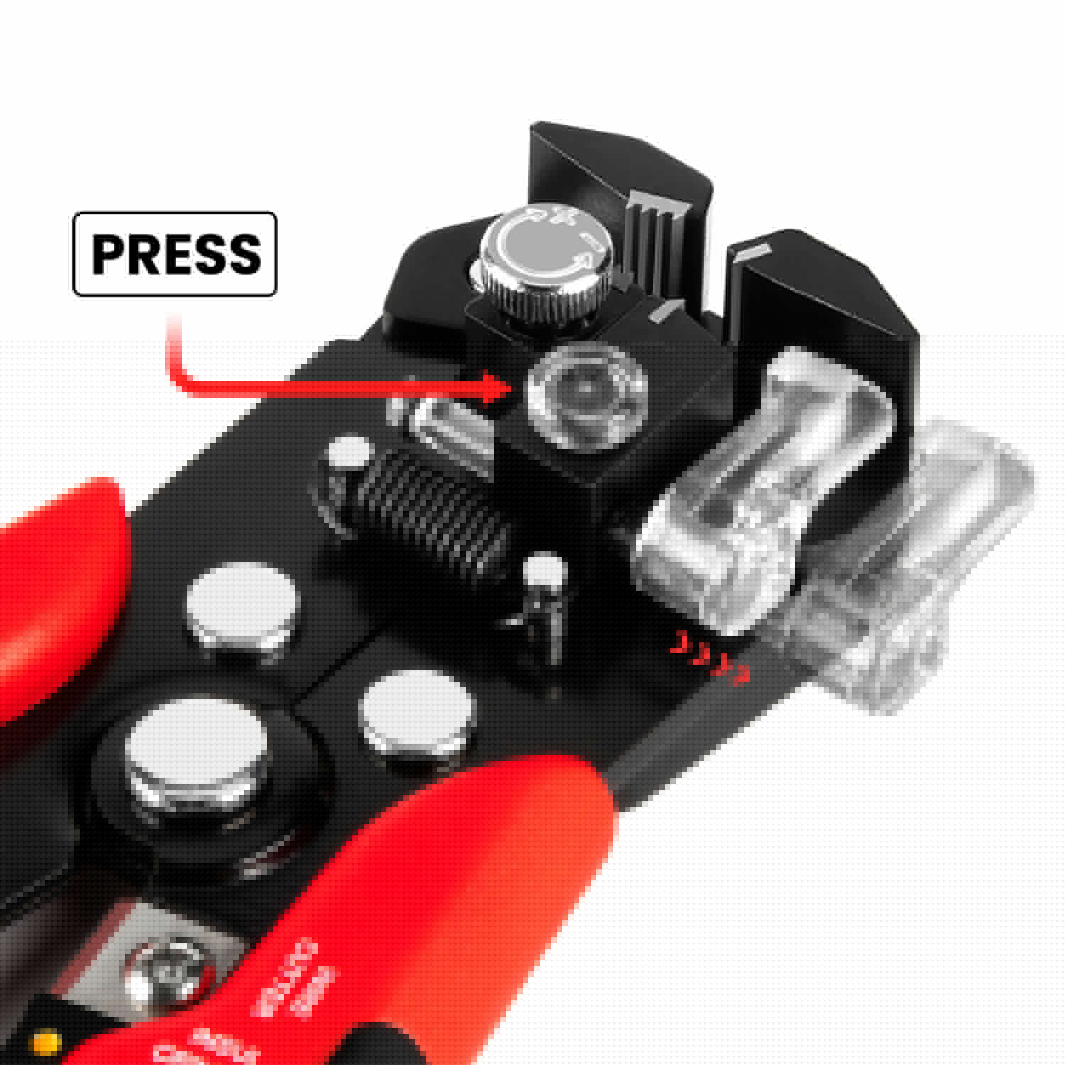 Kaiweets KWS-103 Self Adjusting Wire Stripper Wire Cutter Cable Stripper Clamp 5