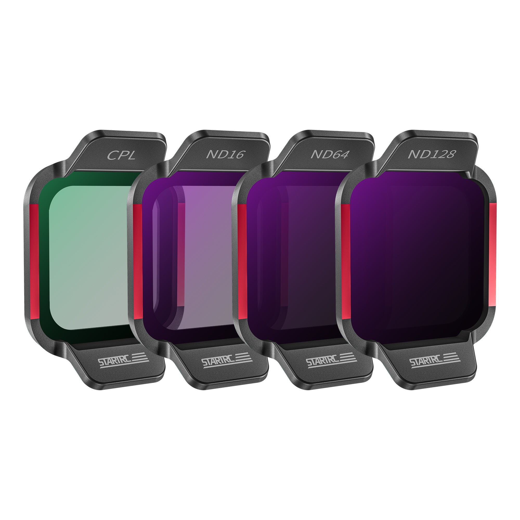 STARTRC ND/CPL Filter Set for DJI Flip Accessories，ND16/ND64/ND128/CPL Drone Lens Filters Set, Multi Coated HD Optical Glass 4 Pack 4