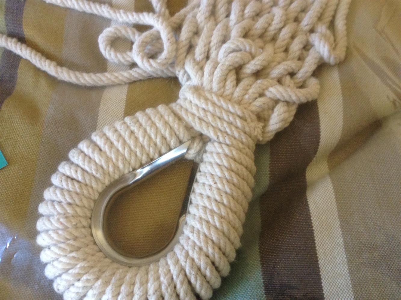 Corban Aqua Hammock Multicoloured Stripes 220x140cm 3