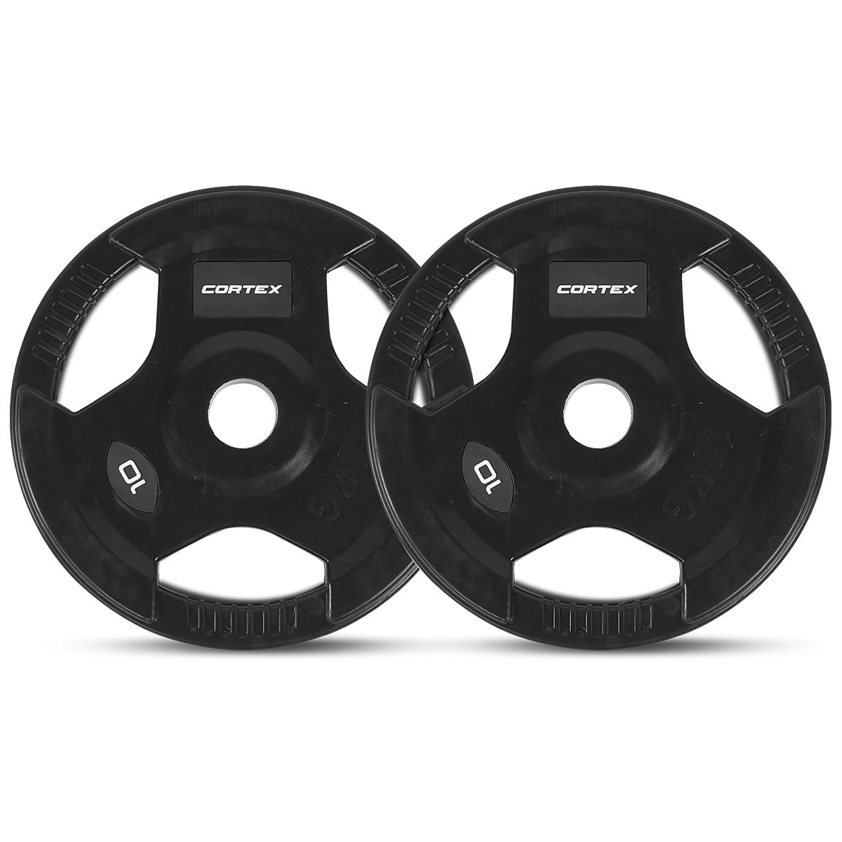 CORTEX SM20 100kg Olympic Tri-Grip Weights, Bar, 48kg Revolock and Bench Set 8