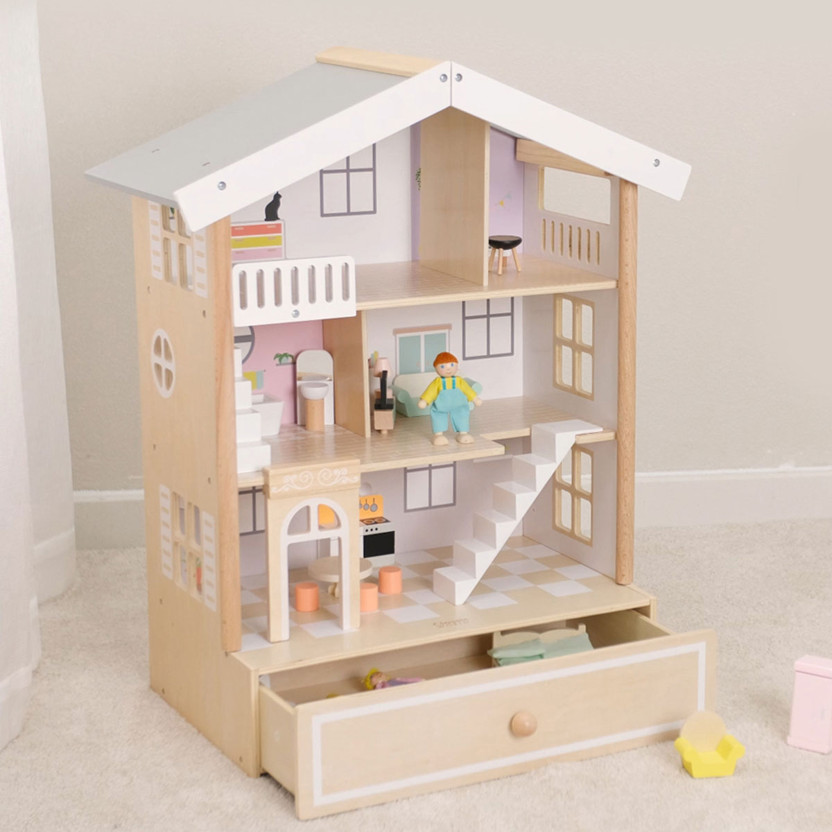 Classic World Happy Villa Dollhouse 4
