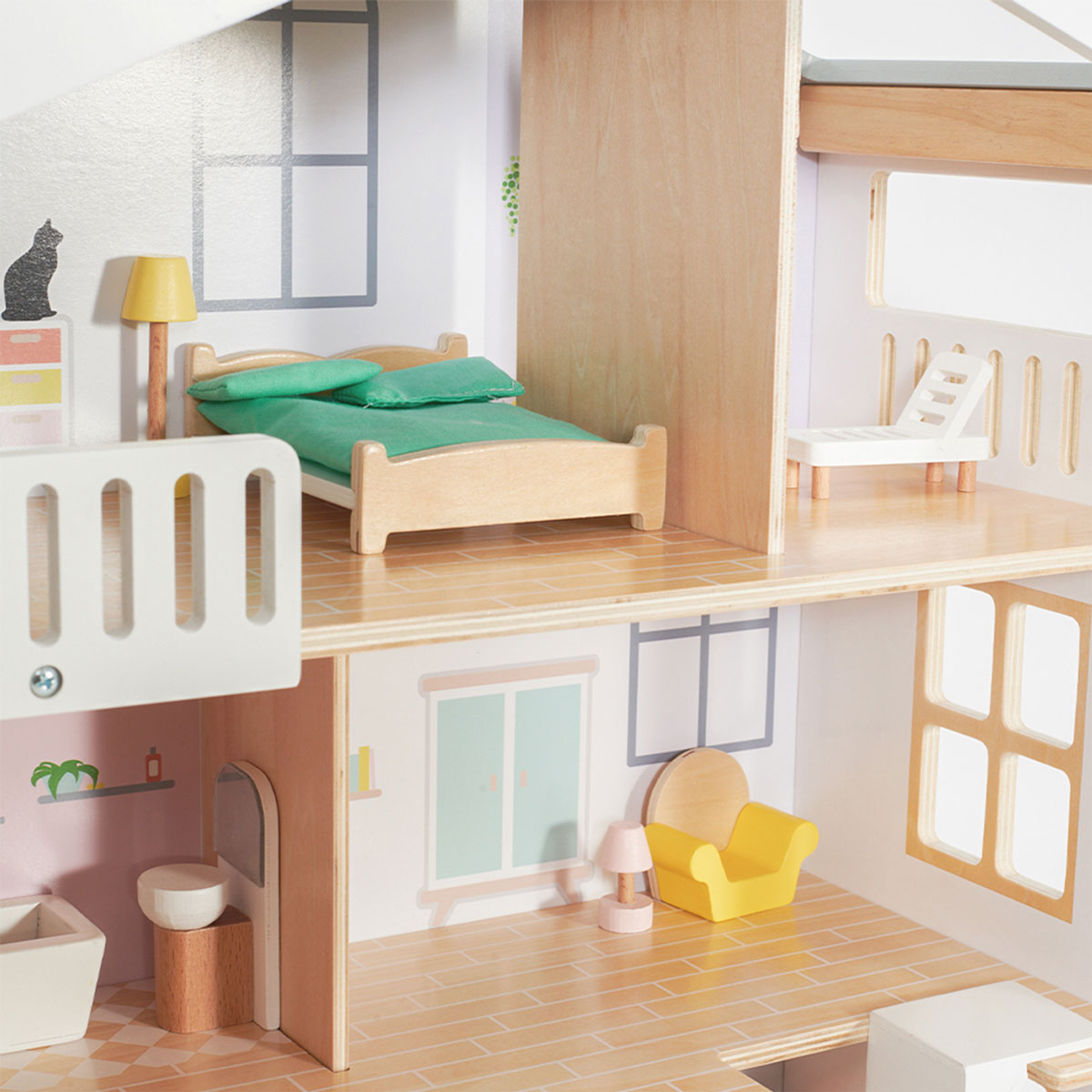 Classic World Happy Villa Dollhouse 5