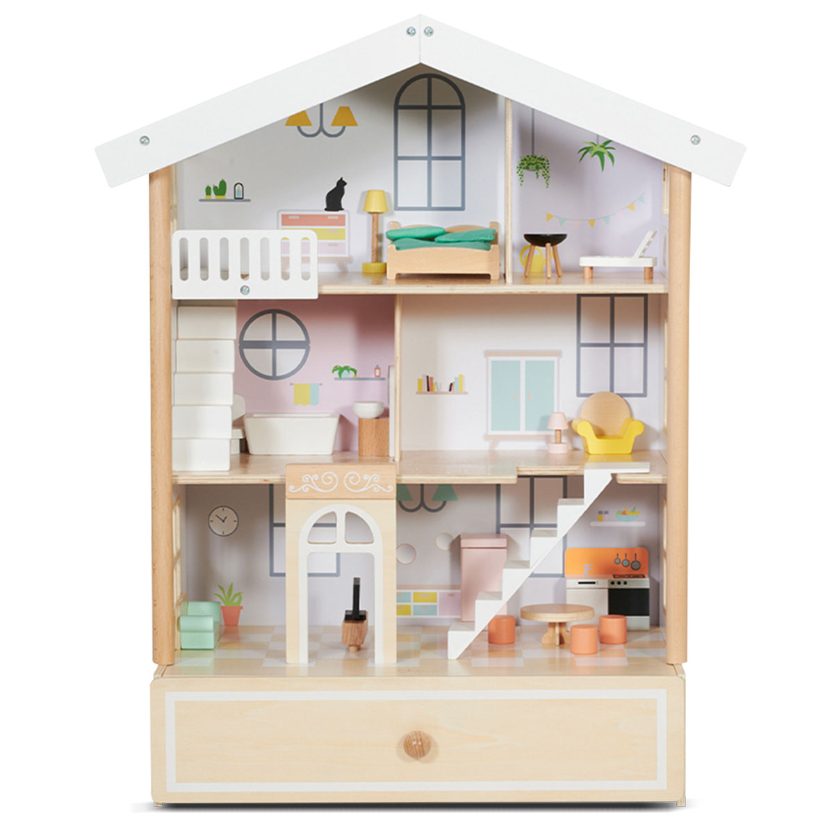 Classic World Happy Villa Dollhouse 6