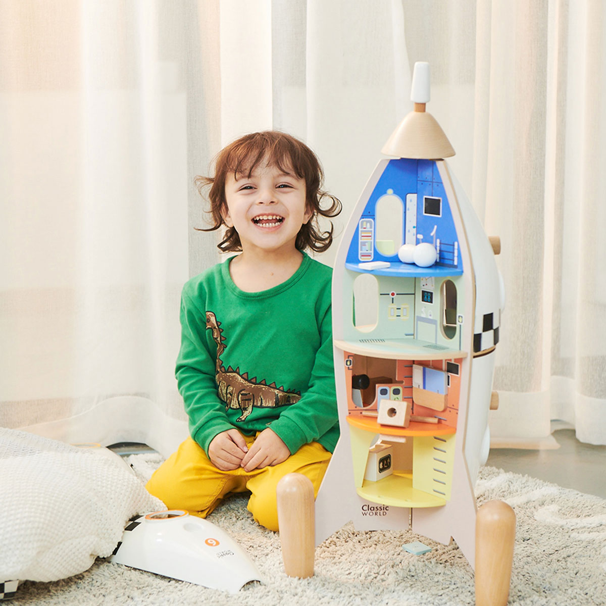 Classic World Pretend Play Rocket 3