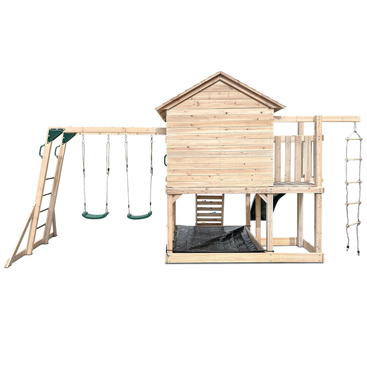 Lifespan Kids Kingston Cubby House with 2.2m Green Slide 4