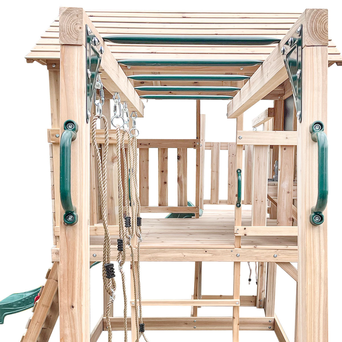 Lifespan Kids Kingston Cubby House with 2.2m Green Slide 5