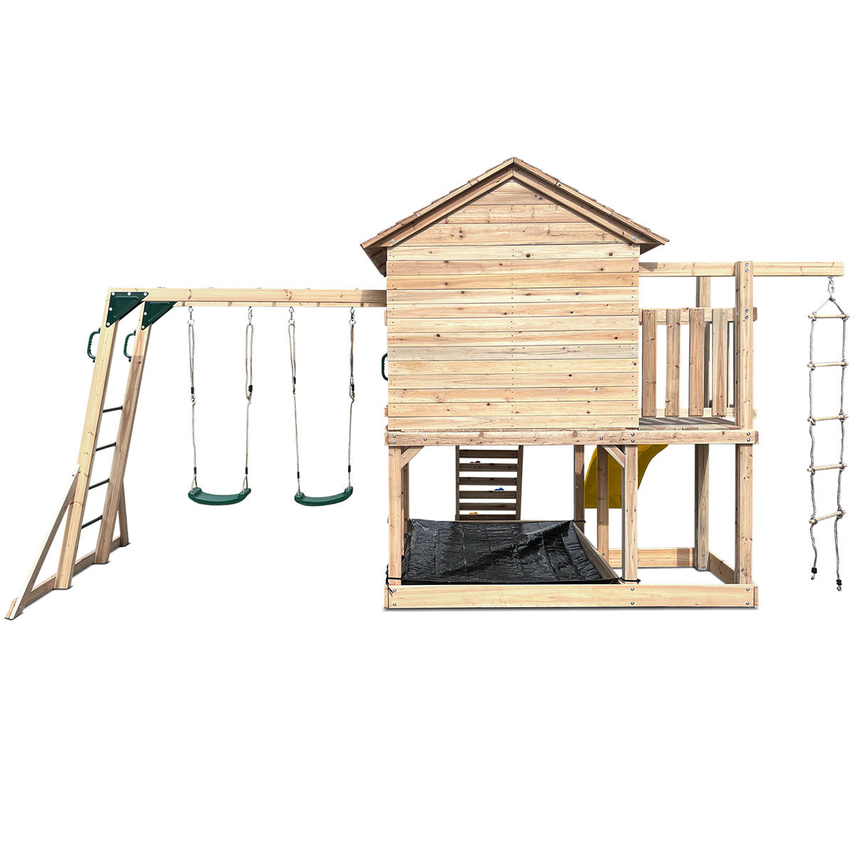 Lifespan Kids Kingston Cubby House with 2.2m Yellow Slide 5