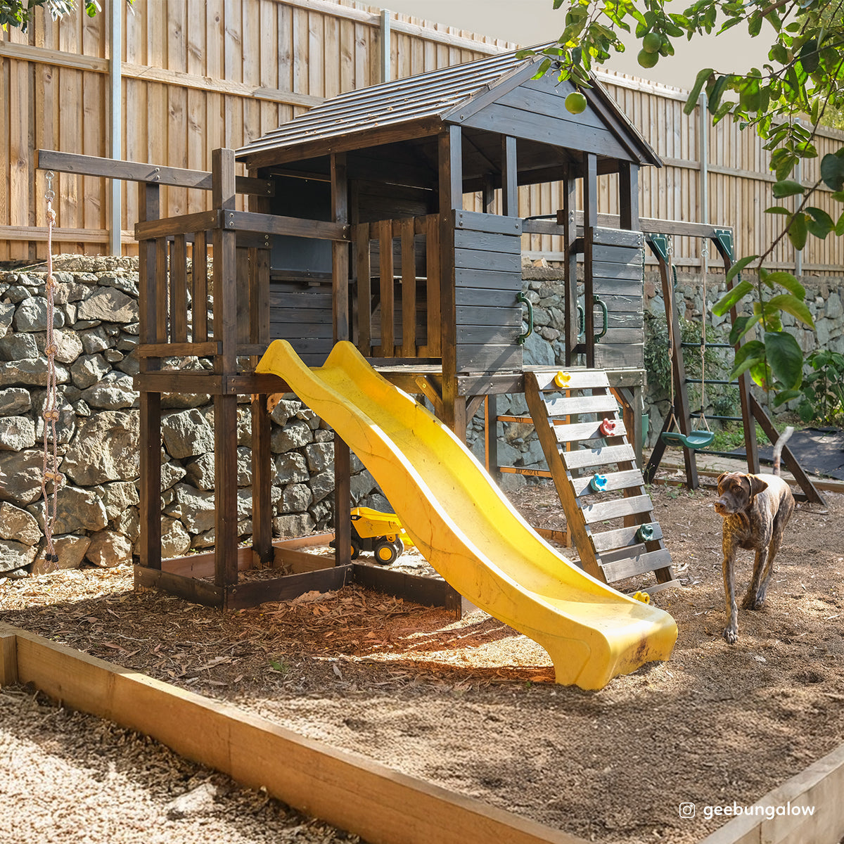 Lifespan Kids Kingston Cubby House with 2.2m Yellow Slide 9