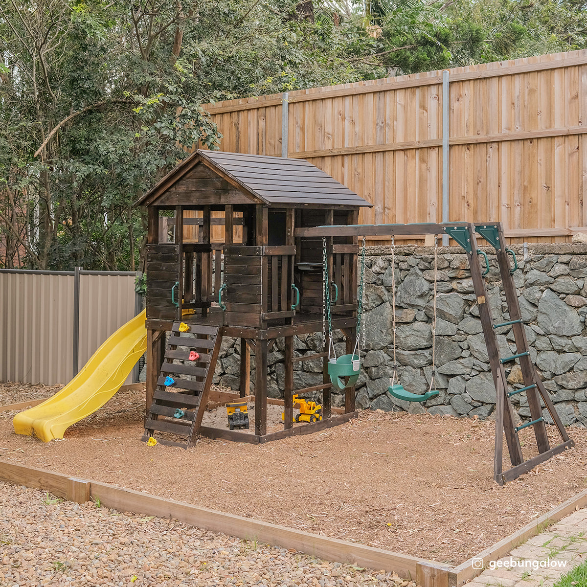 Lifespan Kids Kingston Cubby House with 2.2m Yellow Slide 10