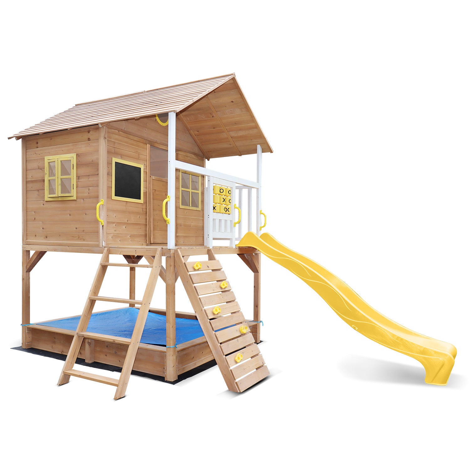 Lifespan Kids Warrigal Cubby House - Yellow Slide 4