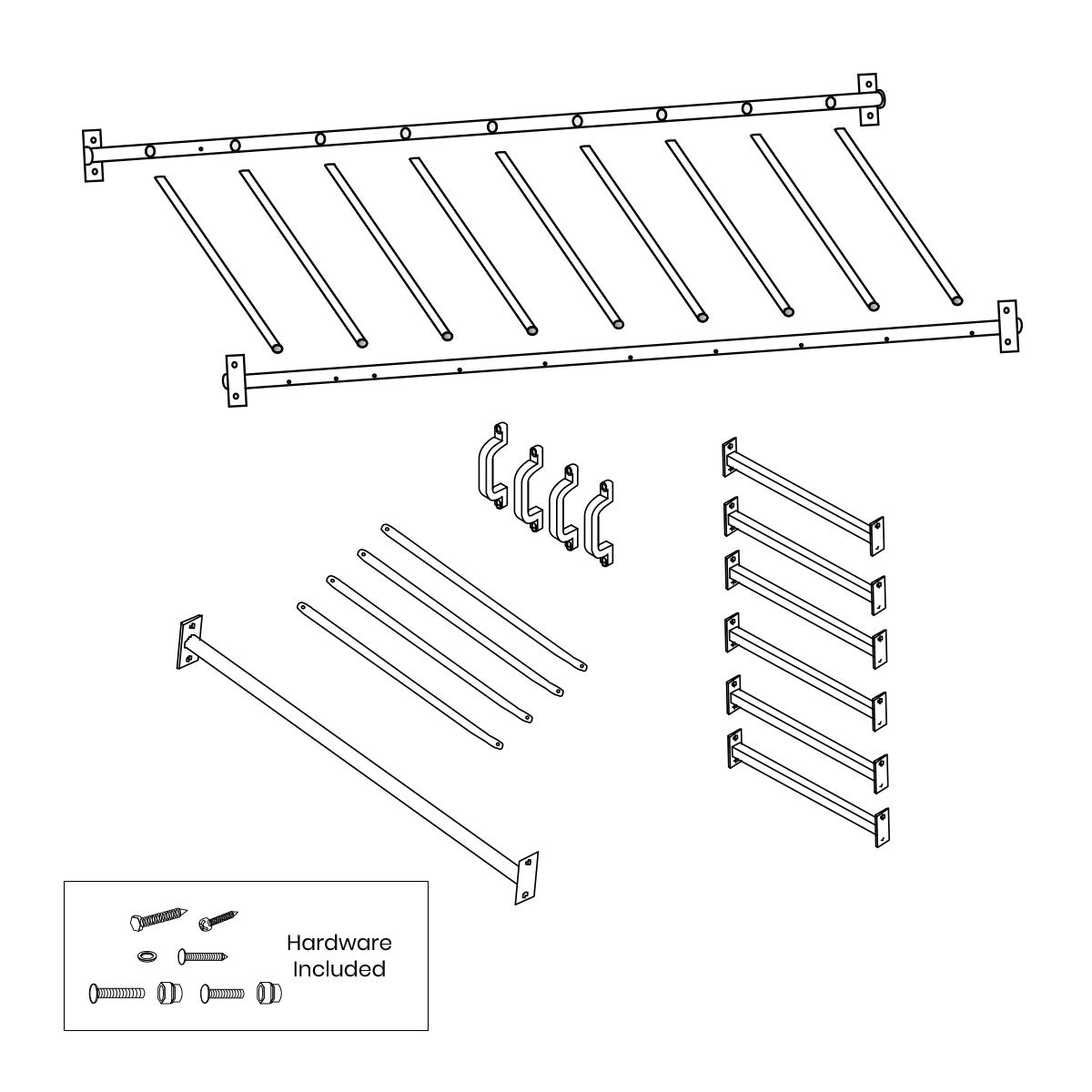 Lifespan Kids Amazon Monkey Bars Only (2.5m) 3