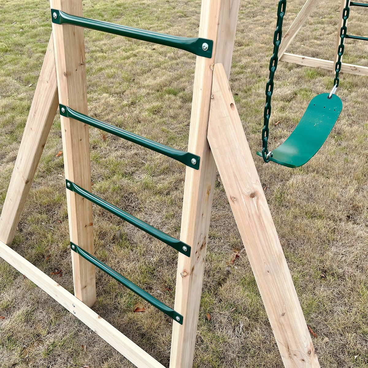 Lifespan Kids Daintree 2-in-1 Monkey Bars & Swing Set 9