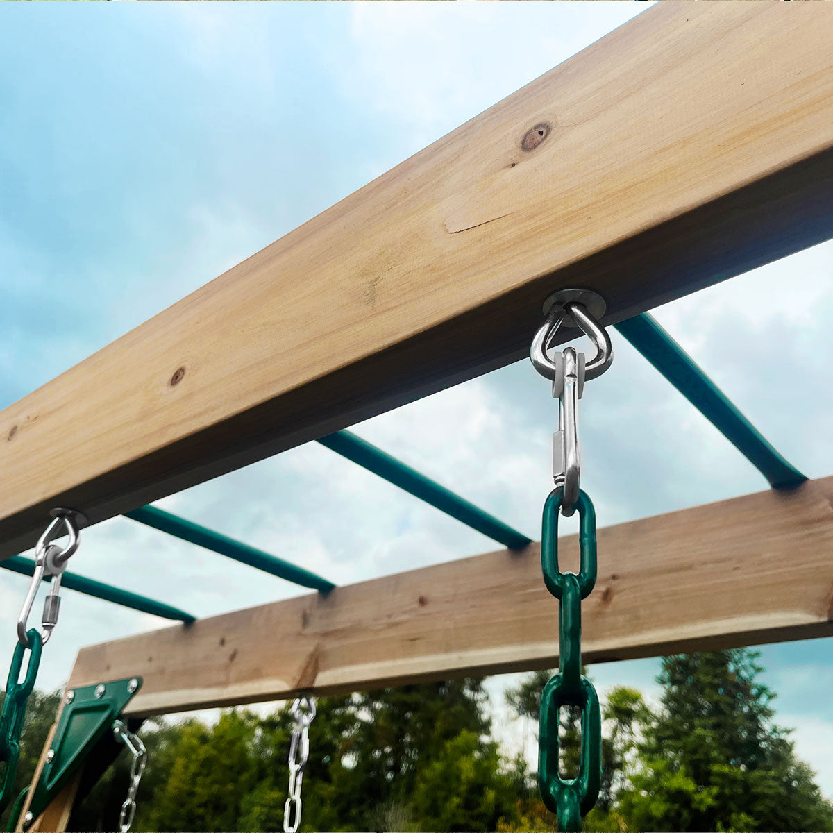 Lifespan Kids Daintree 2-in-1 Monkey Bars & Swing Set 10