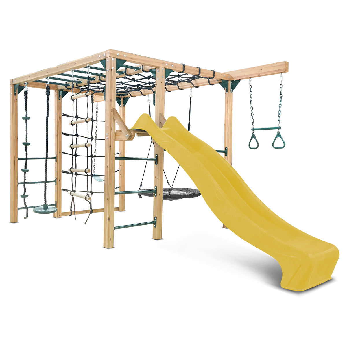 Lifespan Kids Orangutan Climbing Cube Jungle Gym Play Centre + Yellow Slide 3