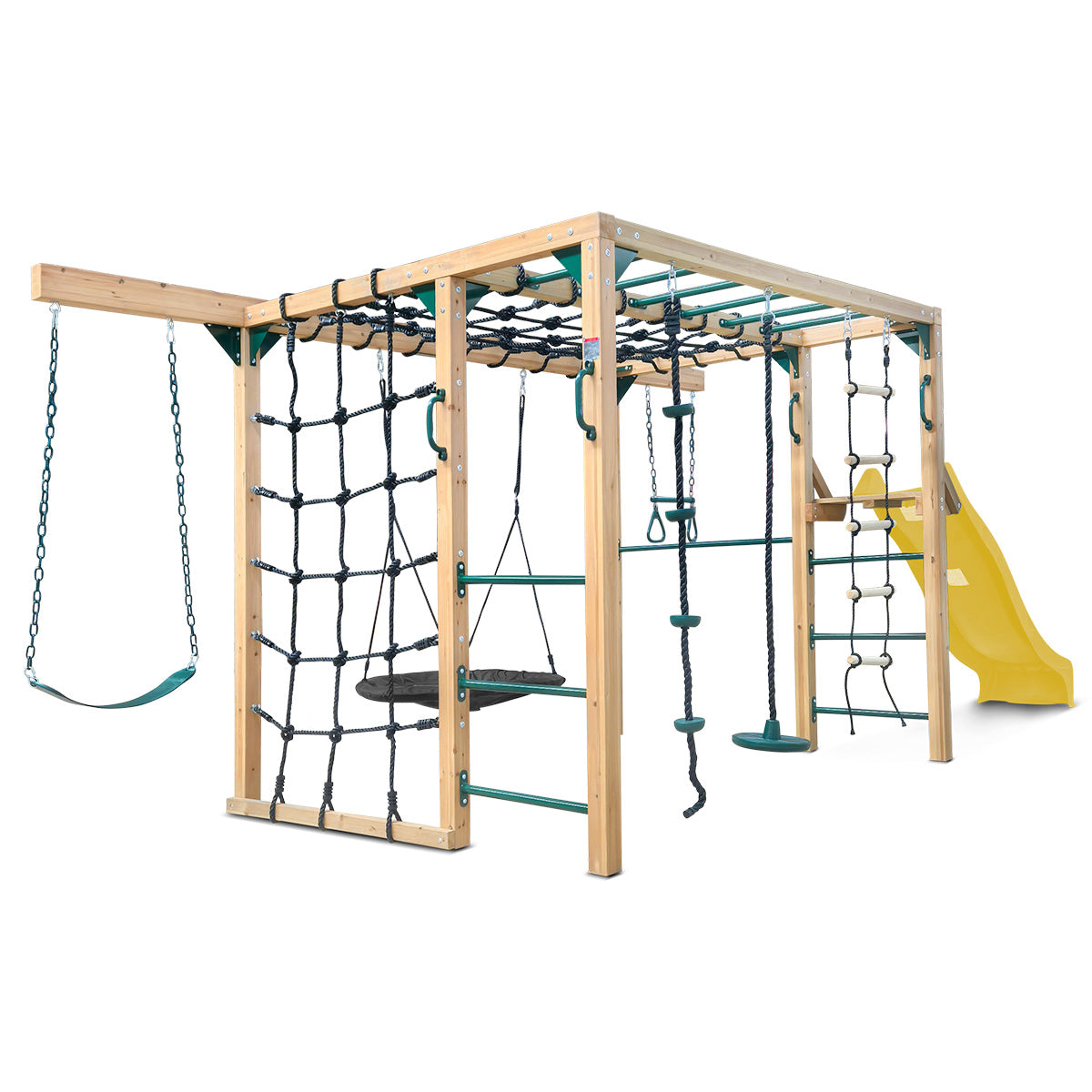 Lifespan Kids Orangutan Climbing Cube Jungle Gym Play Centre + Yellow Slide 4