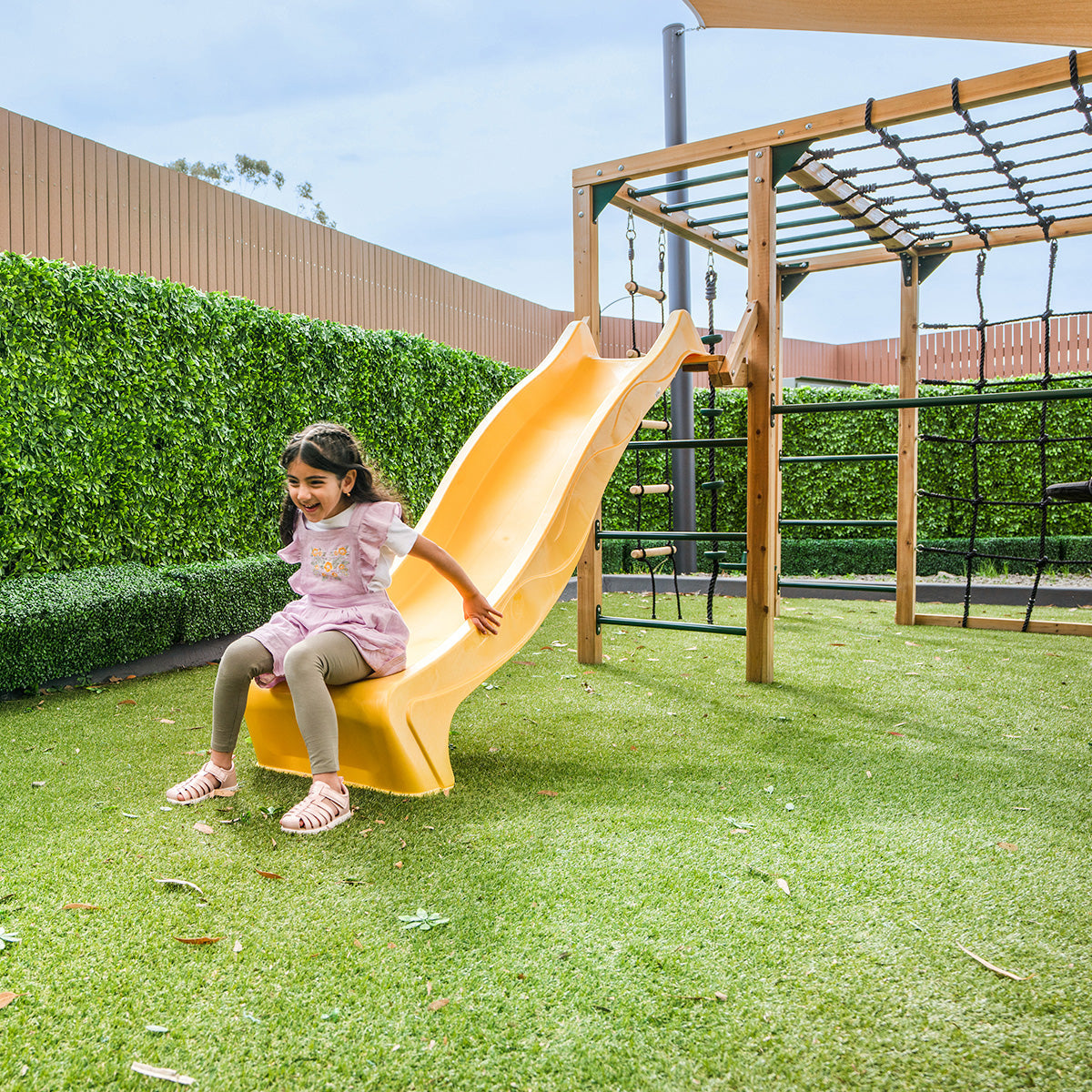 Lifespan Kids Orangutan Climbing Cube Jungle Gym Play Centre + Yellow Slide 9