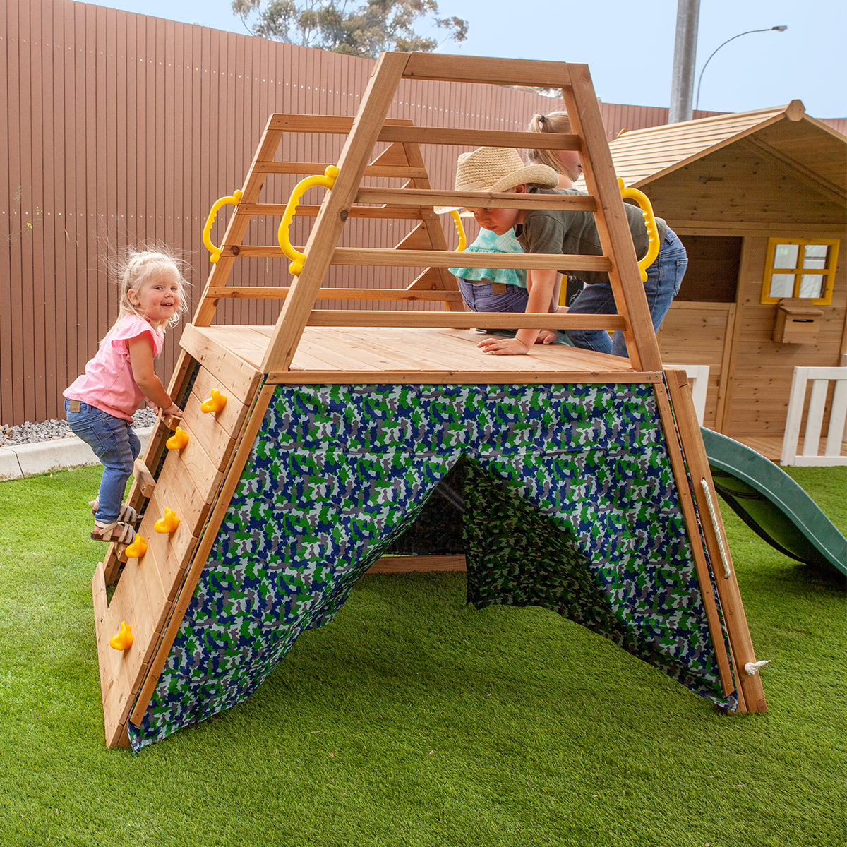 Lifespan Kids Cooper Climbing Frame with 1.8m Green Slide 9