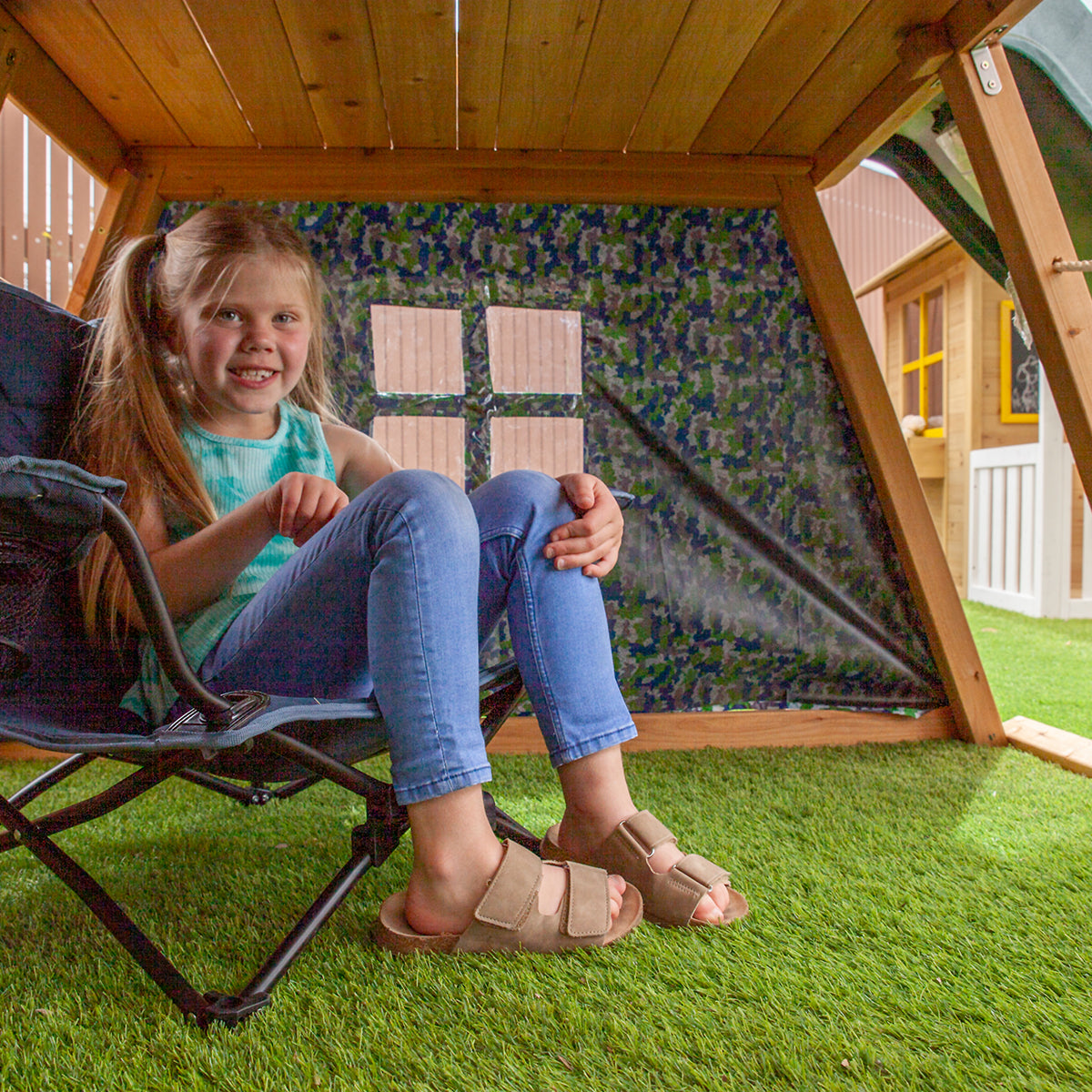 Lifespan Kids Cooper Climbing Frame with 1.8m Green Slide 11