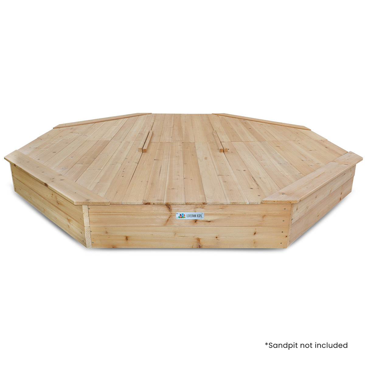 Lifespan Kids Grand Octagonal Sandpit Timber Cover Only 3