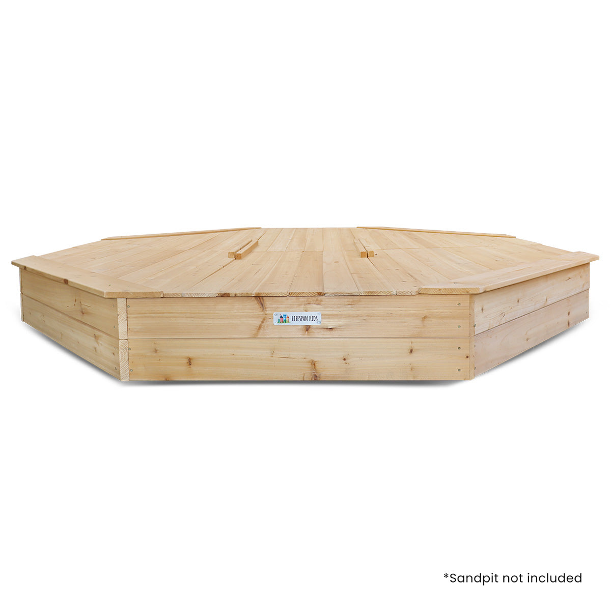 Lifespan Kids Grand Octagonal Sandpit Timber Cover Only 4