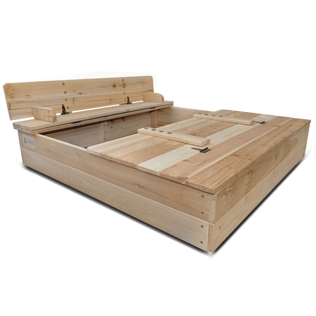 Lifespan Kids Strongbox 2 Square Sandpit 3
