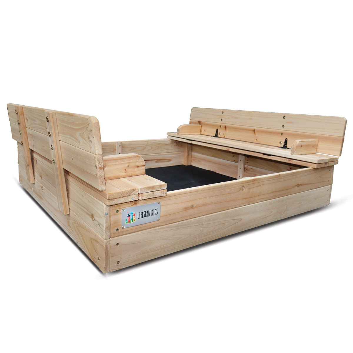 Lifespan Kids Strongbox 2 Square Sandpit 4