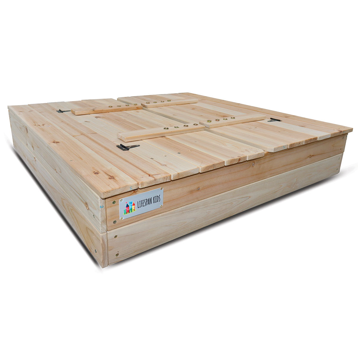 Lifespan Kids Strongbox 2 Square Sandpit 5