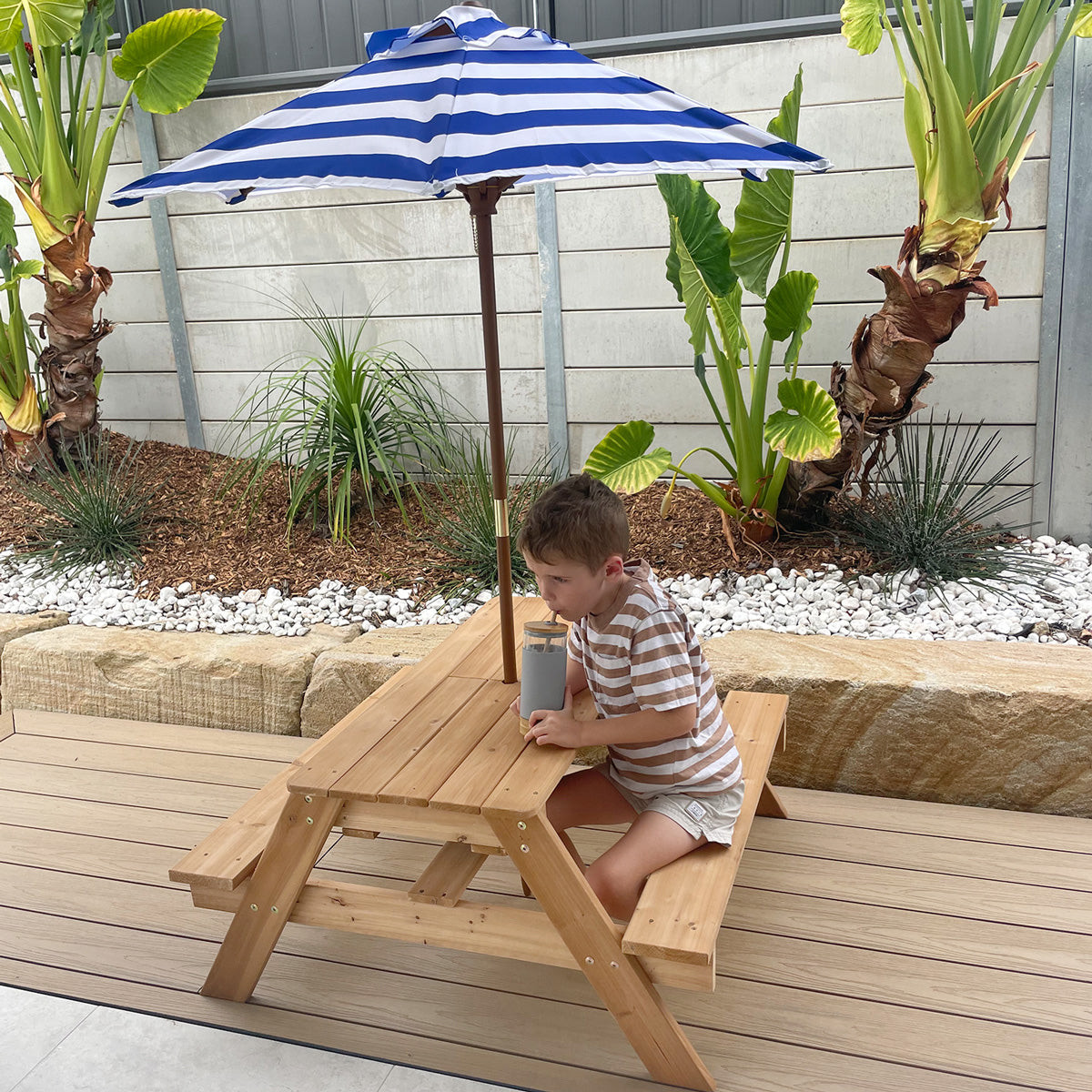 Lifespan Kids Sunrise Sand & Water Table with Umbrella 8