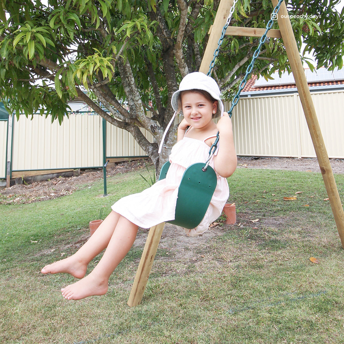 Lifespan Kids Amber 3 Double Belt Swing Set 3