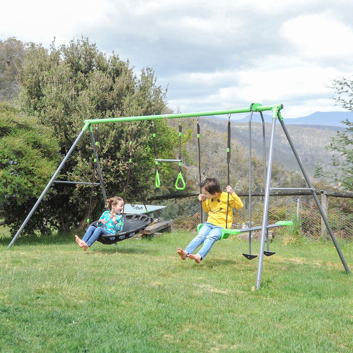 Lifespan Kids Lynx 4 Station Swing Set 8