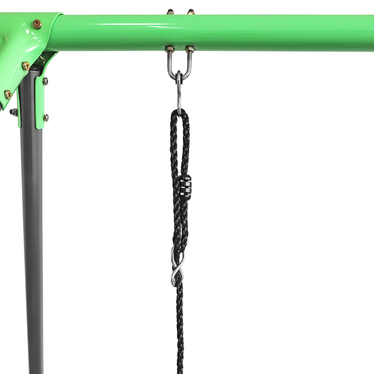Lifespan Kids Lynx 4 Station Swing Set with Slippery Slide 6