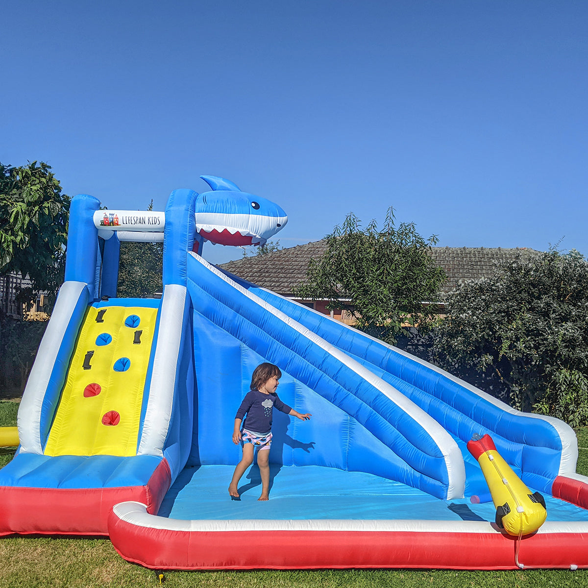 Lifespan Kids Sharky Slide & Splash Inflatable 5