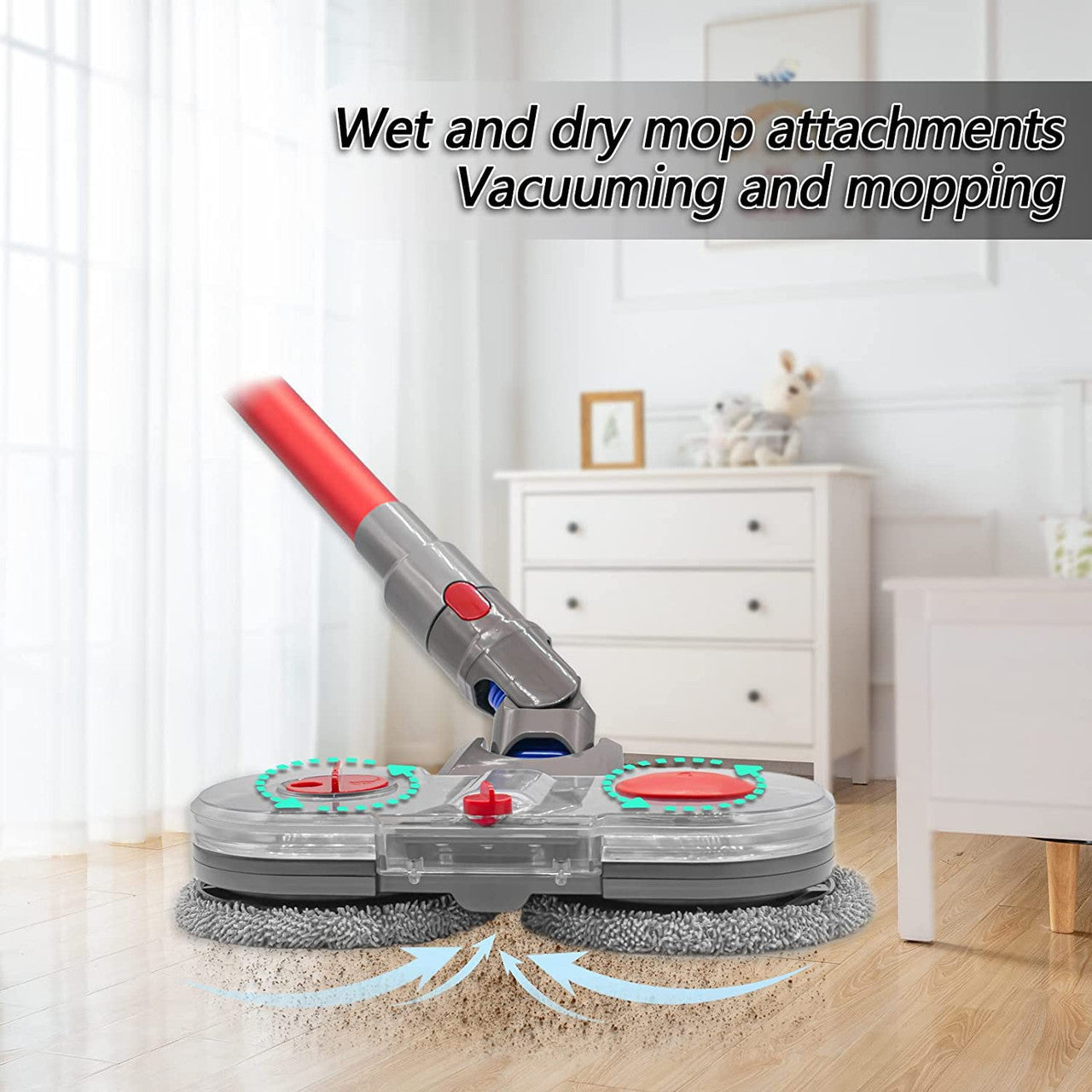 Mopping & Vac attachment for Dyson V7, V8, V10, V11, V15 5