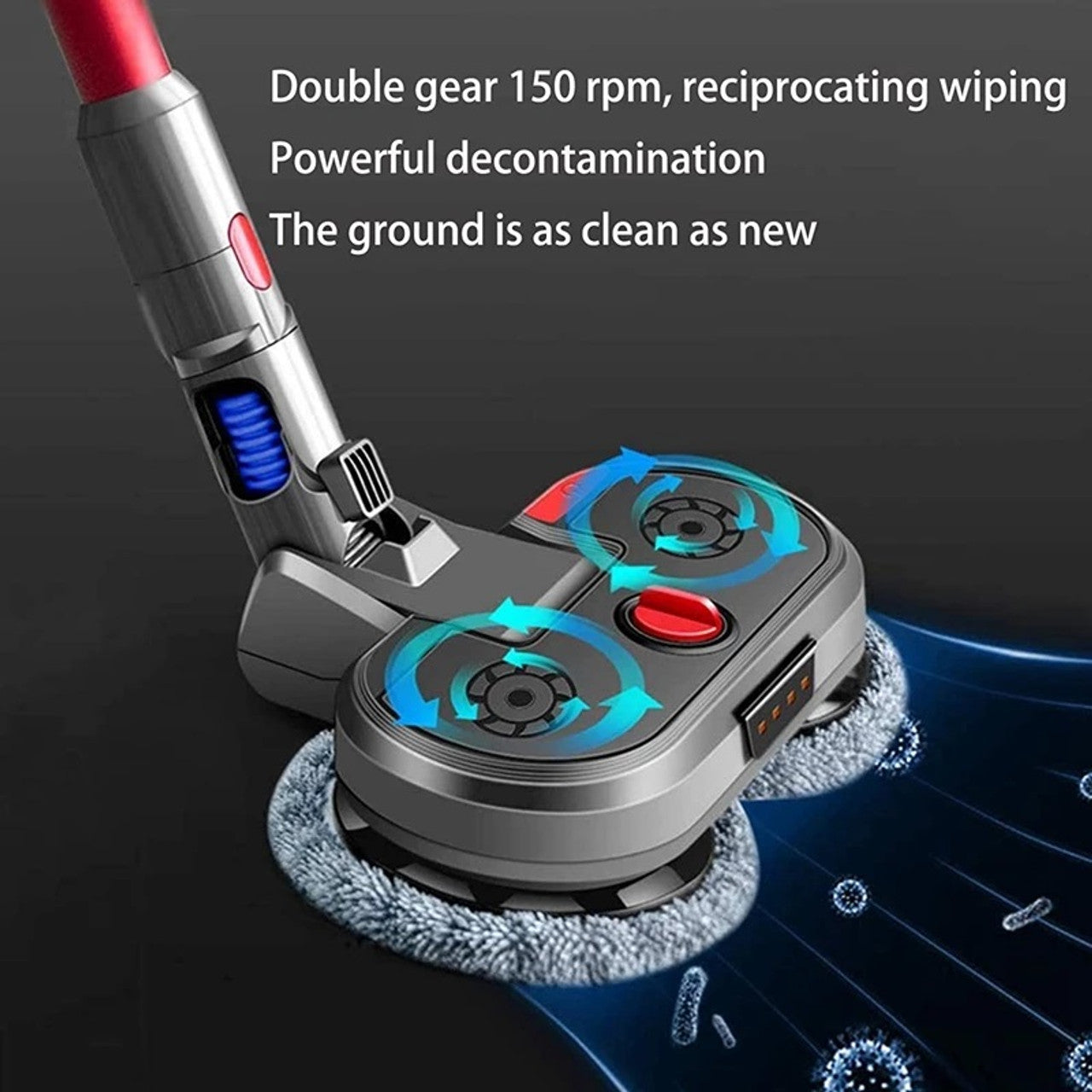 Superior Mop & Vacuum Tool for Dyson V7, V8, V10, V11 & V15 Vacuum Cleaners 4