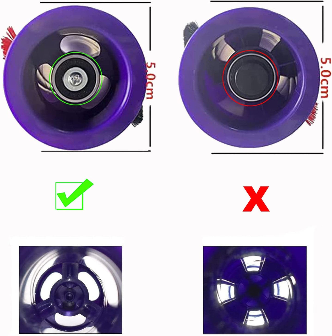 Roller brush for Dyson V10 (SV12) vacuum cleaners 4