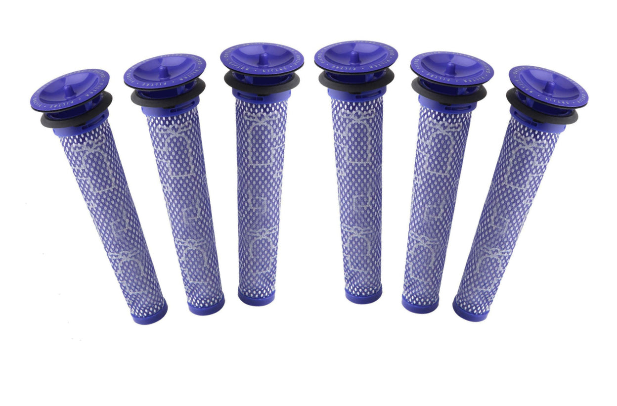 6 x Filters for DYSON V6, V7, V8,  DC58, DC59, DC61, DC62 stickvac 5