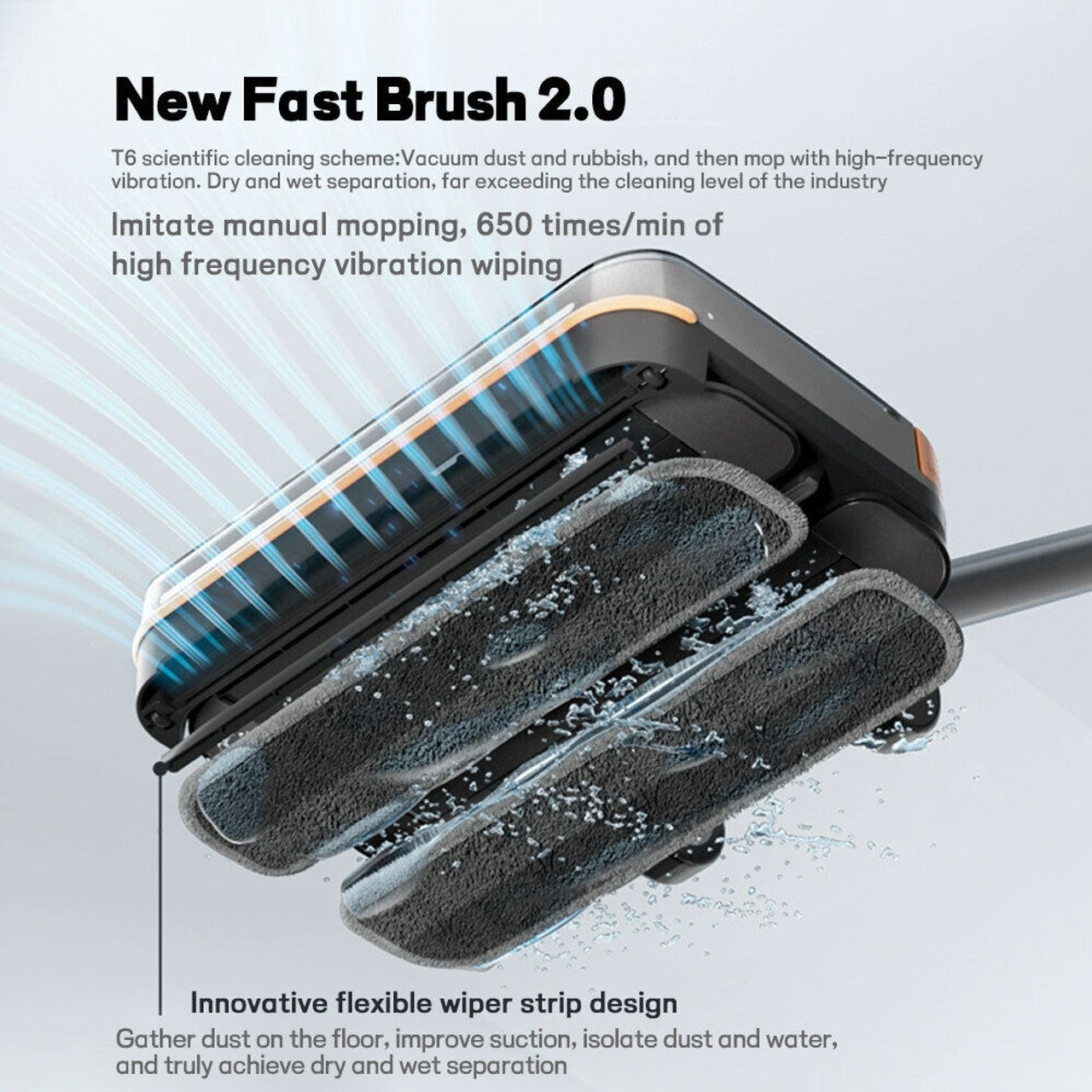 T6 Wet Dry Mop Head for Dyson V7, V8, V10, V11, V15 & GEN5 Vacuum Cleaners 6