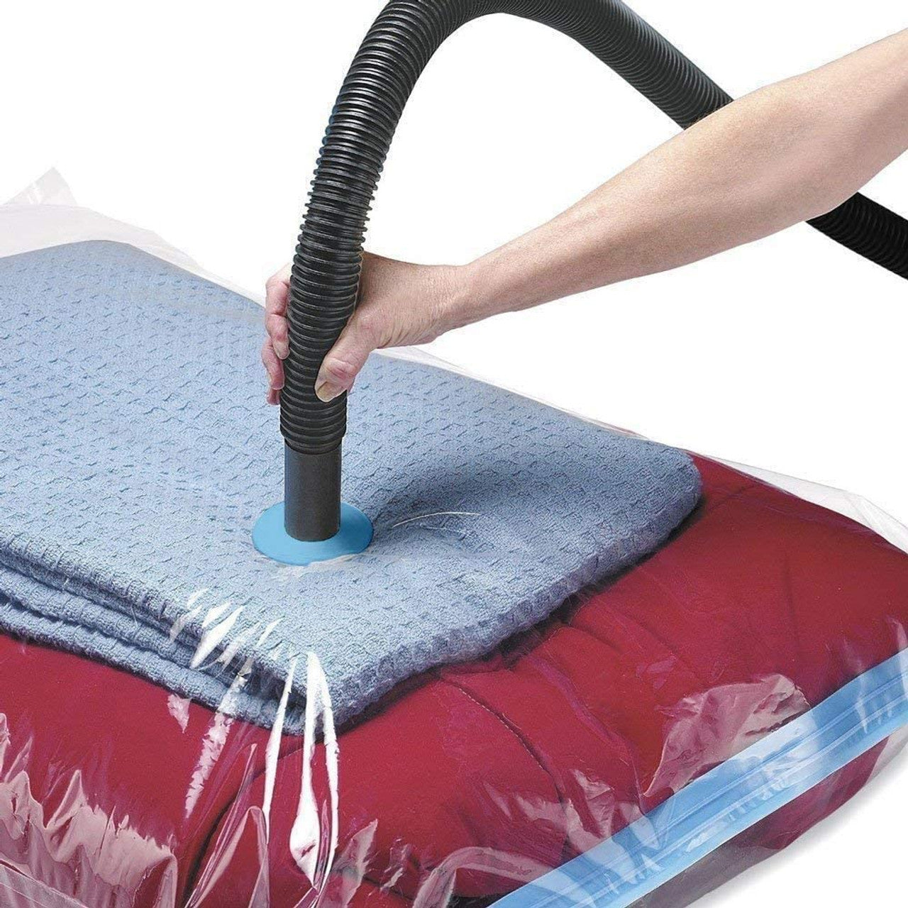 9 Pack Space Saver Vacuum Seal Storage Bag Kit, 2 Large, 5 Medium & 2 Small 5