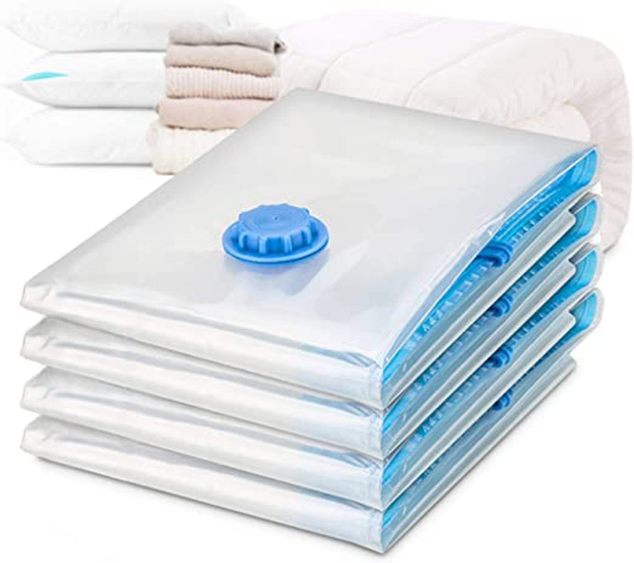 9 Pack Space Saver Vacuum Seal Storage Bag Kit, 2 Large, 5 Medium & 2 Small 10