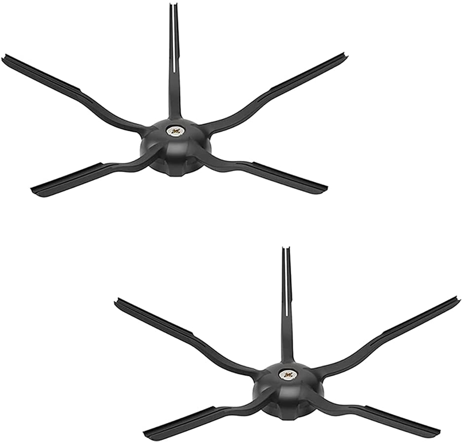 2 X Silicone Side Brushes for Xiaomi Roborock  S7, S6, S5, E35, E20, Mi 4