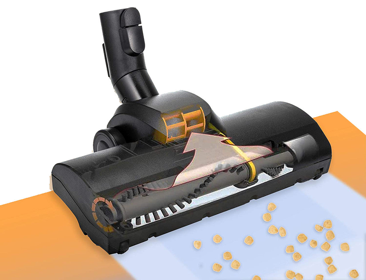 Turbo Head for Miele Vacuum Cleaners - TuboTeQ Equivalent Turbo Brush 5