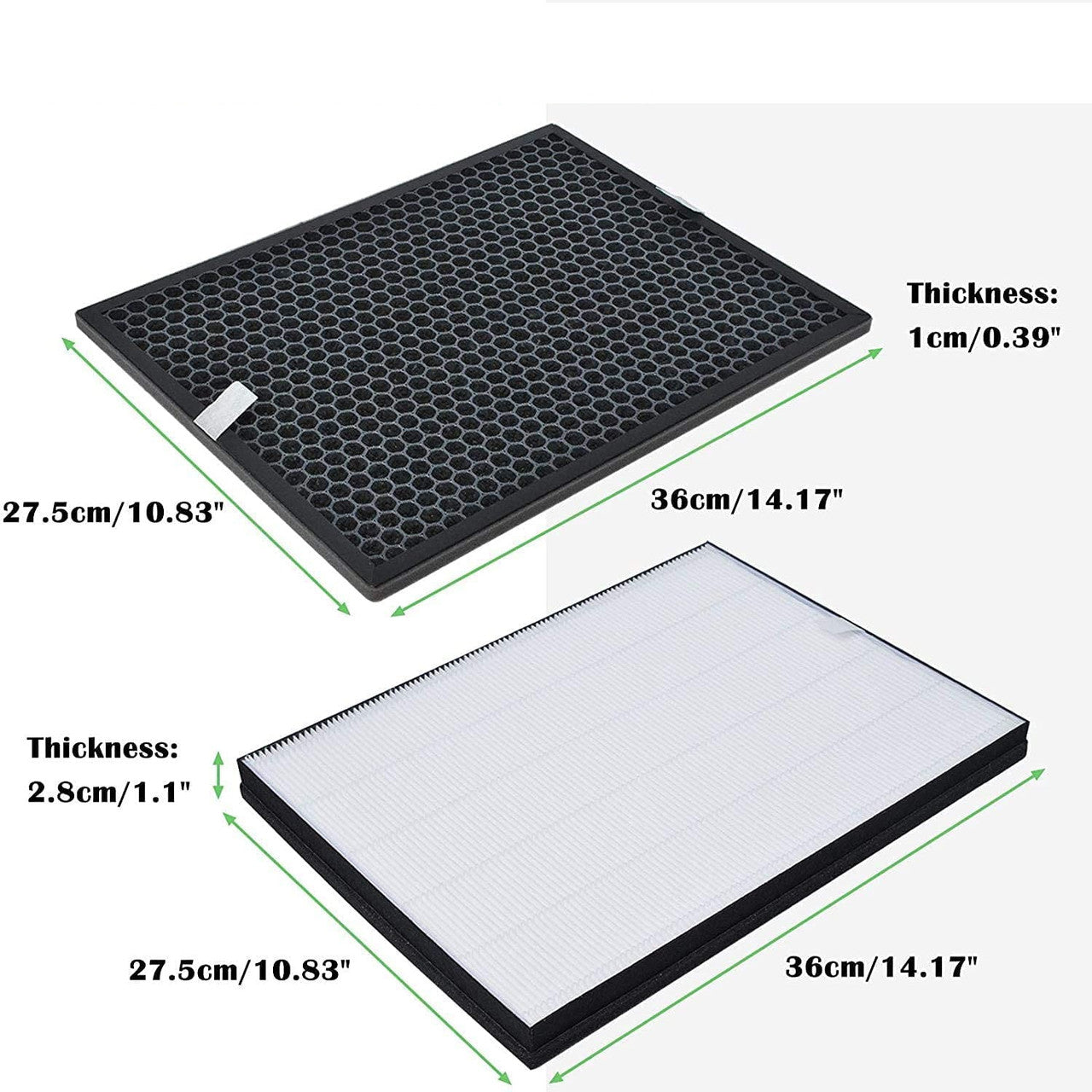 Filter kit for Philips FY1413/FY1410, 1000 Series Carbon & HEPA Air Purifiers 7